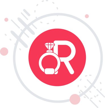 Müzik simgesiyle izole edilmiş uzun gölge arkaplanı olan beyaz çizgili bagetler. Müzik aleti. Kırmızı altıgen düğmesi. vektör