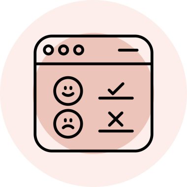 üzgün emoji simgesi vektör illüstrasyonu