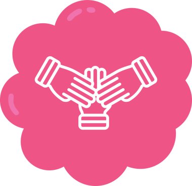 Boks. Web simgesi basit illüstrasyon