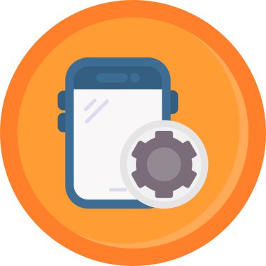 akıllı telefon dişli ayarları simgesi