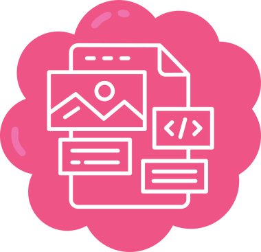 seo modern simgesinin vektör illüstrasyonu