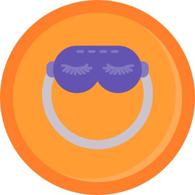 Gözlük. Web simgesi vektör illüstrasyonu