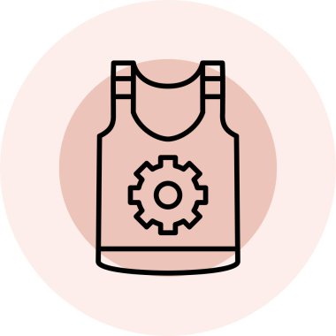 Teçhizat Web simgesi basit illüstrasyon