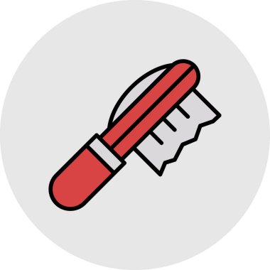 boya fırçası simgesi. vektör illüstrasyonu