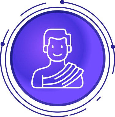 Maskeli bir kadının vektör çizimi