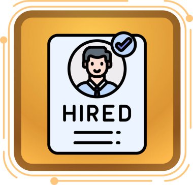 Simge vektör illüstrasyonuna devam et