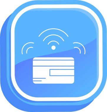 Kredi kartı simgesi, vektör illüstrasyon tasarımı