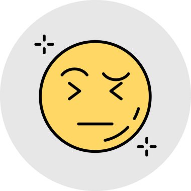 emoji. Web simgesi basit illüstrasyon