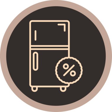 Bir alışveriş arabası simgesinin vektör çizimi