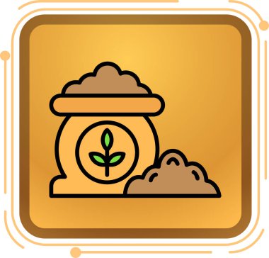 Çiçekli bir bitkinin vektör çizimi