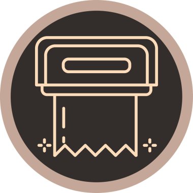 Bir b-b simgesinin vektör illüstrasyonu