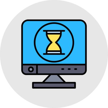 bilgisayar simgesi vektör illüstrasyonu