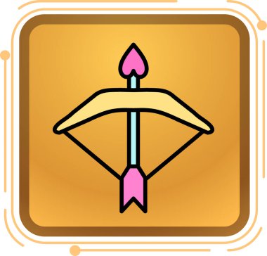 güzel ve gradyan çizgi vektör simgesi