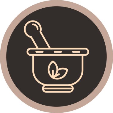 Bir kase suyun vektör çizimi