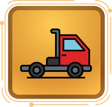 kutusu simgesi ile kamyon