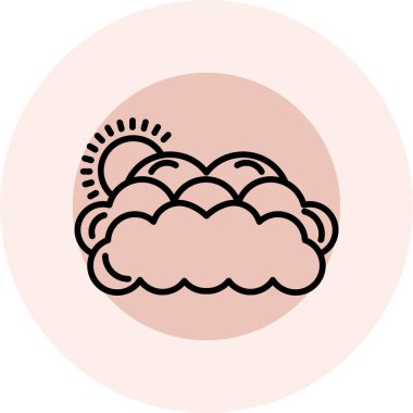 Hava simgesinin vektör illüstrasyonu