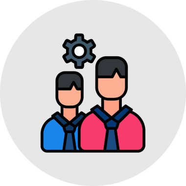 vektör insanlar simge illüstrasyonu