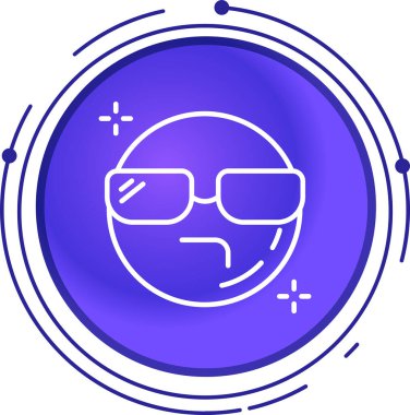 göz küresi simgesi, vektör illüstrasyonu