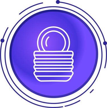 Beyaz arka planda izole edilmiş yıldırım ikonu olan kafa şeklindeki çizgi ampulü. Renkli taslak konsepti. vektör