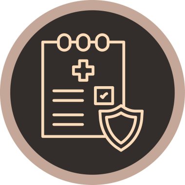 tıbbi kitap vektör resimleme simgesi