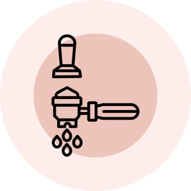 Modern bir simgenin vektör illüstrasyonu