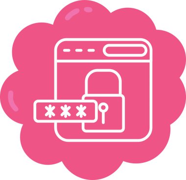 Taslak biçiminde kredi kartı kilidi simgesi