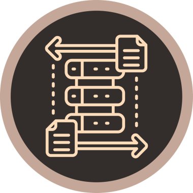 Seo simgesinin vektör illüstrasyonu