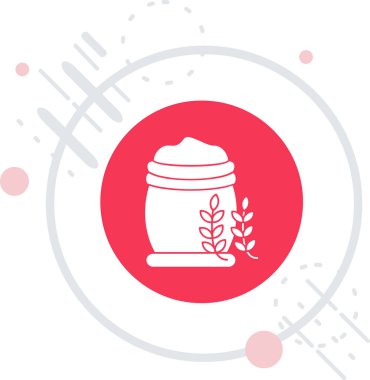 Beyaz arka planda izole edilmiş çizgi kahve fincanı ve fasulye ikonu. Çay fincanı. Renkli taslak konsepti. vektör