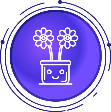 Esrar. Web simgesi basit illüstrasyon