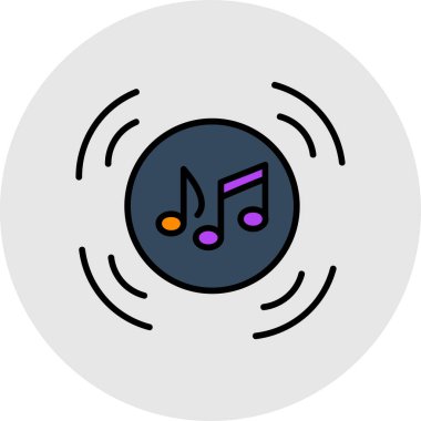 CD çalar. Web basit illüstrasyonu