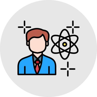 atom. Web simgesi basit tasarım