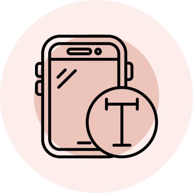 cep telefonu ikonu vektör illüstrasyonu