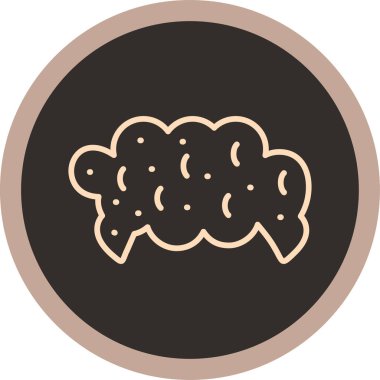 Bir kahve simgesinin vektör çizimi