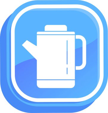 kahve kupası simgesi, basit tasarım