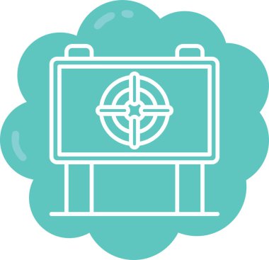 Basit web simgesi tasarımı kavramı