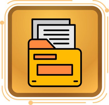 Yazıcı simgesi, düz stil