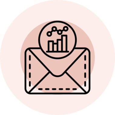 e- posta simgesi vektör illüstrasyonu