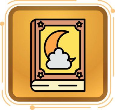 Çerçeveli bulut ve çerçeveli etiket