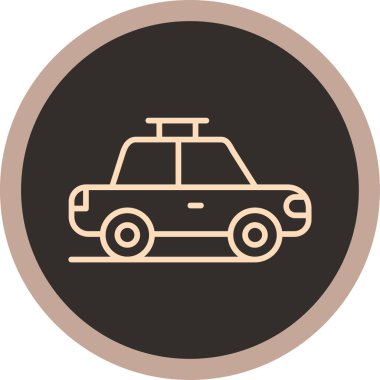 - Araba. Web simgesi basit illüstrasyon