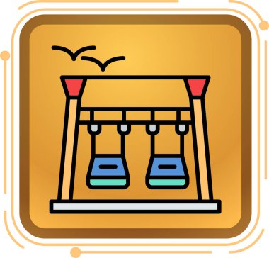 Modern b 'nin vektör illüstrasyonu inşa simgesinden yoksun