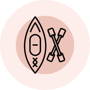 Tek bir izole simgenin vektör illüstrasyonu