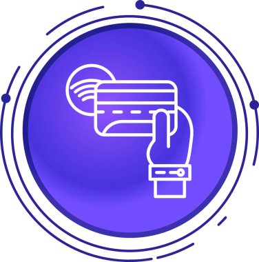 Beyaz arka planda izole edilmiş siyah çizgili elektrik prizi simgesi. Elektrik bağlantısı ve bağlantısının kesilmesi kavramı. Mavi daire düğmesi. vektör illüstrasyonu