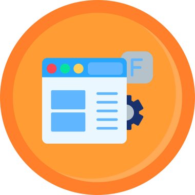 seo modern simgesinin vektör illüstrasyonu