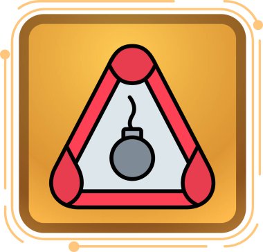 Web ve mobil için pusula vektör simgesi modern basit vektör çizimi