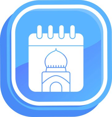 cami web simgesi vektör illüstrasyonu