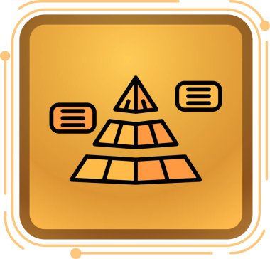 Satır Altın çubukları simgesi beyaz arkaplanda izole edildi. Bankacılık işi konsepti. Renkli taslak konsepti. Vektör.