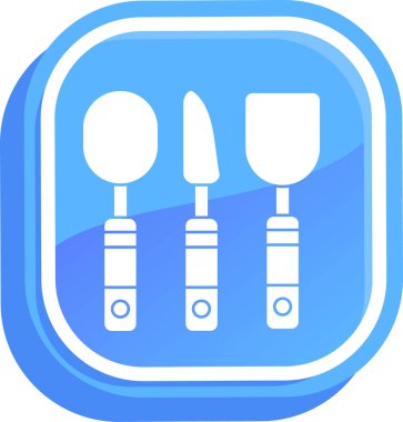 yiyecek ikonu vektör illüstrasyonu