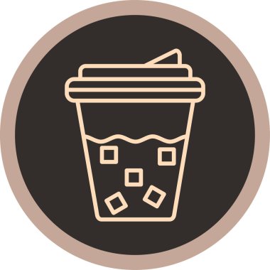 kahve fincanı ikonu vektör illüstrasyonu