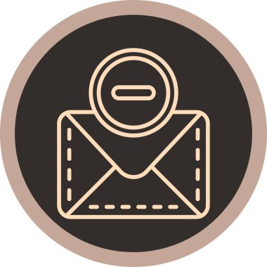 E-posta. Web simgesi basit illüstrasyon