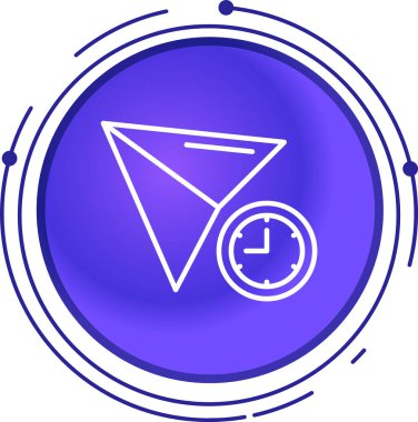 Pusula simgesi beyaz arkaplanda izole edildi. Rüzgâr yön bulma sembolü. Rüzgar gül işareti. Renkli taslak konsepti. Vektör.